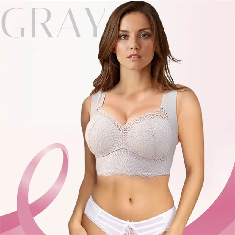 ExSecret - Ultimate Lift Full-Figure Seamless Lace Cut-Out Bra, Comfortable and Breathable Without Restraint