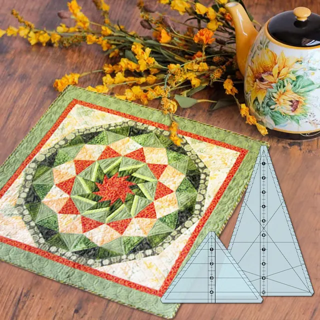 Jewel Box Gems Patchwork Ruler  - With Instructions[2PCS]