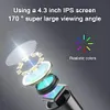 Industrial Pipeline Endoscope, 4.3 Inch Lighted Endoscope Camera, IPX7 Waterproof Endoscope, 1080 HD Camera, 16.5ft