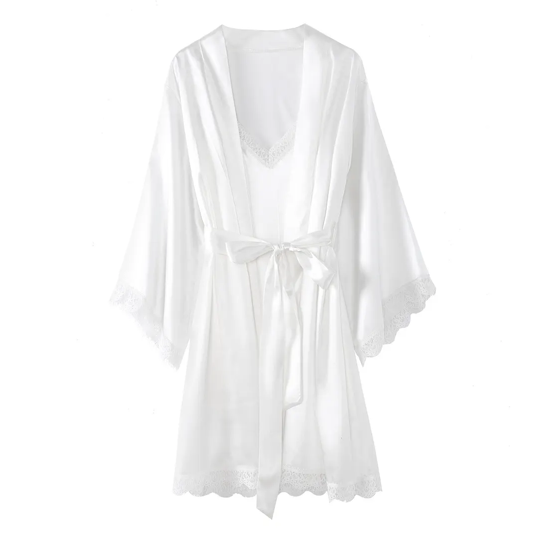 Churchf New Stitling Elastic Lady Pyjamas Jersey With Pyjab Pajamas Set Solid Color Home Size
