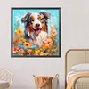 Laughing Dog-Paint by Numbers Acrylic Painting 40*40CM