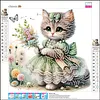 Diamond Painting-DIY Crystal Rhinestone Cat Lady
