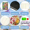 Flower Birds 5D DIY Diamond Art Painting Notebook Kit 50 Pages A5 Rhinestone Art Painting Notebook Kit for Adults Beginners Holiday Birthday Gift