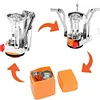 3000W Camping One-piece Gas Stove with Piezo Ignition for Outdoor Cooking Picnic