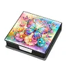 Butterfly Leather Diamond Art Note Box with 160 Sheets of Paper for Beginners