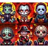 Diamond Painting-Round AB Drill Horror All Stars(55*50CM)