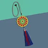 DIY Mandala Diamond Painting Drill Car Ornament Mosaic Bag Decor Pendant Kit