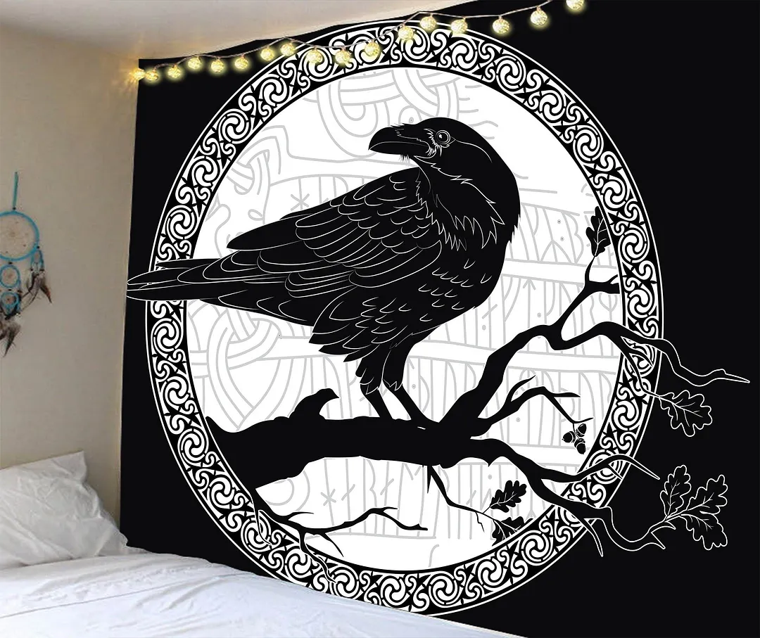 India Manada Wall Hanging Tapestry 3D Printed Animal Natural Sofa Backgound Wall Tapestries Bohemian Wolf Tiger Lion House Decor