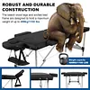 [US Local Warehouse] 185x70cm Professional Beauty Salon Bed Adjustable Backrest Reclining Massage Bed