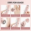 2 in 1 Electric Shaver for Women, 1 Box Rechargeable Electric Shaver & Accessories, Wet and Dry Use Body Trimmer for Home & Travel, Halloween, Christmas