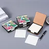 (US Local)Peacock PU Diamond Art Note Box with 160 Sheets of Paper Craft Kit
