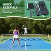 [US Local Warehouse] Retractable Pickleball Net 22FT Portable Pickleball Net Set for Outdoor Indoor Driveway