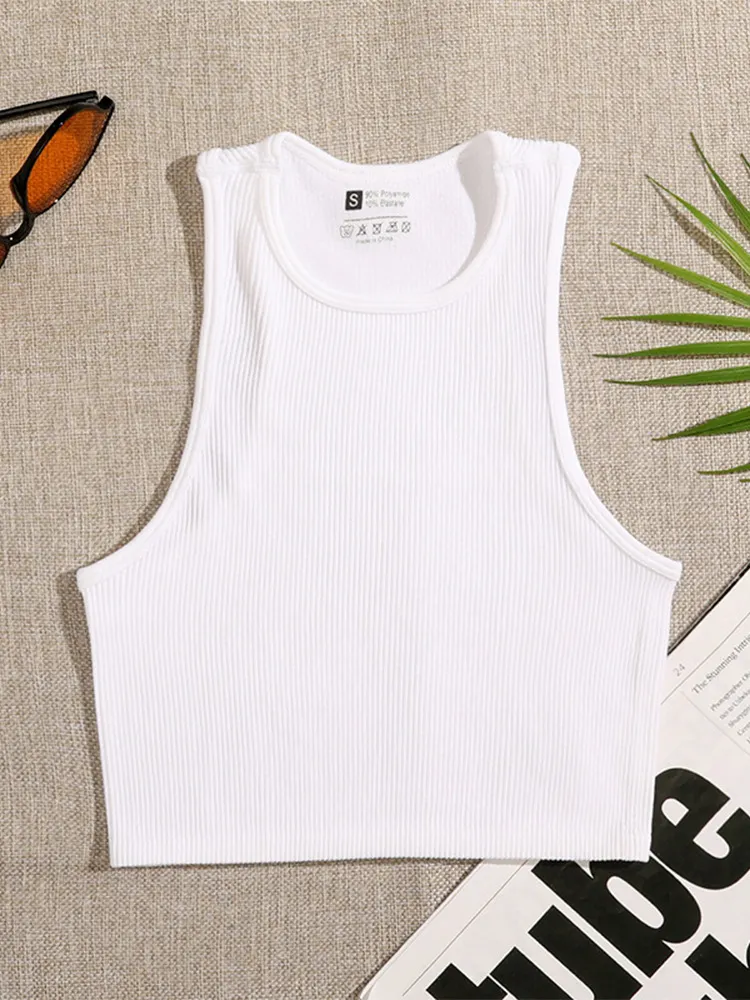 Churchf Churchf Hot Style Sports Yoga Top Nylon Fitness Running Moisture And Sweat-Breathing Seamless Knit Vest