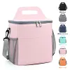 Insulated Lunch Bag Large Capacity Hand-Held Cooler Box Waterproof Picnic Bag