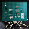 Steampunk DIY Assemble 3D Metal Mechanical Spider Model with Clock Assemble Insect Model Handmade Crafts Desktop Decorations