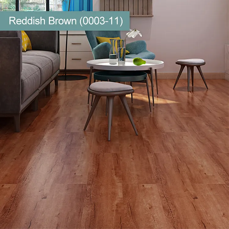 Piastrelle Pavimento Adesive Effetto Legno - Set da 5 Pezzi 