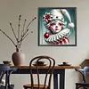 Diamond Painting-5D Full Round Drill Clown(40*40 CM)