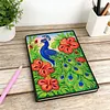 Peacock 5D DIY Diamond Art Painting Notebook Kit 50 Pages A5 Rhinestone Art Painting Notebook Kit for Adults Beginners Holiday Birthday Gift