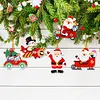 10pcs/set Diamond Painting Hanging Ornament Single Side 5D DIY Cartoon Christmas Gift Kits