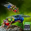2Pcs Bionic Fly Fishing Bait Fly Fishing Hook Fly Swim Baits Fishing Accessories
