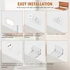 [US Local Warehouse] 17.7inch Bathroom Safety Shower Chair with Back Anti-Slip for Elderly & Disabled