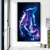 (US Local)Wolf -11CT Stamped Cross Stitch Kit(40x70cm)