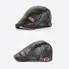 B&eacute;ret en cuir tendance pour homme