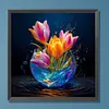 Luminous Flowers-Full Round Diamond Painting