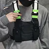 Reflective Vest Backpack Multi-Pocket Vest Bag Large Capacity Stylish Chest Bag