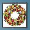 Christmas Wreath-Partial Speical Shaped Diamond Painting 30*30CM