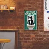 Chat - Panneaux en &eacute;tain m&eacute;tallique(30*40cm)