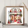 Christmas Shop - 11CT Counted Cross Stitch - 50*50cm - Xmas