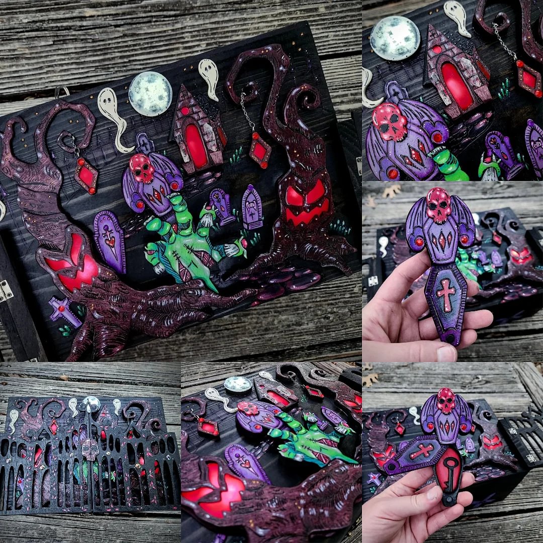 Halloween special launch, surprise blind box, low price, 36 kinds of key box random delivery!