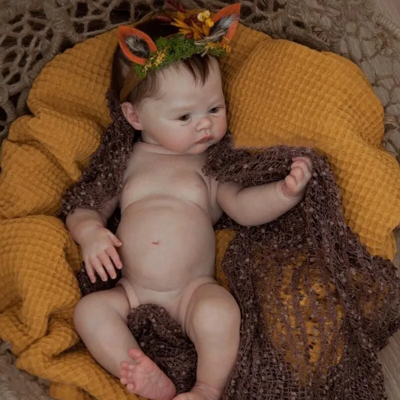 19 Inches Simulation Doll Meadow Handmade 3D Skin Venous Blood Silk Visible