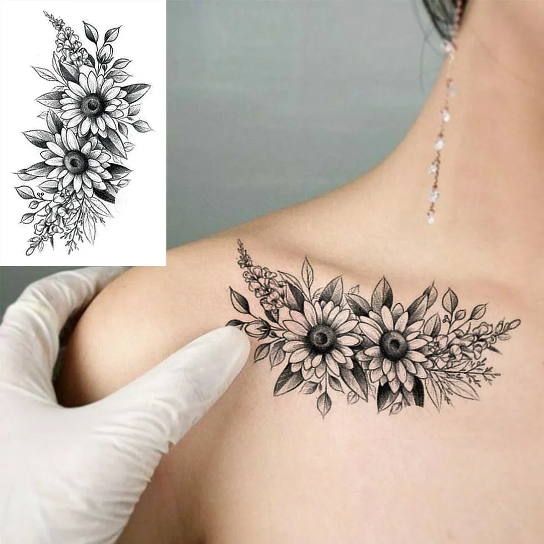 Realistic Swallow Temporary Tattoos For Women Men Whale Scorpion Wings Fake Tattoo Body Art Water Transfer Tatoos Sticker Wrist