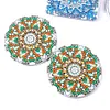 DIY Diamond Painting Mandala Pattern Portable Pocket Mirror Kit