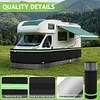 [US Local Warehouse] Mobile Home Skirting with Bottom Iron Mesh RV Skirting for Winter 3.1x65.6ft Rv Underbelly Panels Easy Installation for Garden Outdoor Yard
