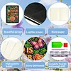 God Letters 5D DIY Diamond Art Painting Notebook Kit 50 Pages A5 Rhinestone Art Painting Notebook Kit for Adults Beginners Holiday Birthday Gift