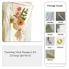 DIY Handmade Twist Stick Craft Flower Bouquet Chenille Stems Craft Pipe Cleaners Gift Decor Set