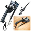 Portable Folding Fishing Rod Telescopic Fishing Pole with Reel Line Travel Rods