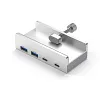 USB 3.0 HUB Aluminum External Multi 4 Ports USB Splitter Adapter