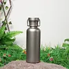 500/600/750ml Titanium Water Bottle with Lid Sports Kettle for Outdoor Picnic
