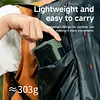 Portable Waist Fan Rechargeable Hands-Free Hanging Neck Fan 100 Speeds 13000RPM with Light for Travel Camping Outdoor Jobsite Sports Golf