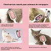 Peigne d'&eacute;pilation pour animaux de compagnie avec r&eacute;servoir d'eau