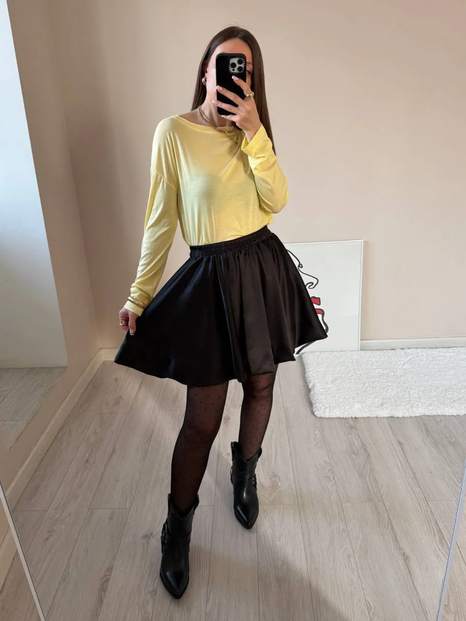 Billionm Billionm Spring And Summer New Linden Skirt Y2k Elegant Bright Face Folding Tuk Tuk Tuks Half-Dress Skirt In Wind