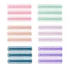 3pcs Cross Stitch Row Line Board PC 37-Hole Winding Board for DIY Sewing Storage