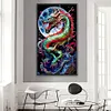 >SALE<5D DIY Full Round Drill Diamond Painting Dragon Kit Home Decoration Art Craft