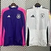 2024 Germany Reversible Windbreaker Blue-White Soccer Jersey 1:1 Thai Quality