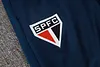 Joyfball 2024/2025 S&atilde;o Paulo Half-Pull Training Suit Khaki Football Shirt 1:1 Thai Quality