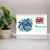 2026 DIY Special Shape Desktop Diamond Standing Calendar for Bedroom Living Room